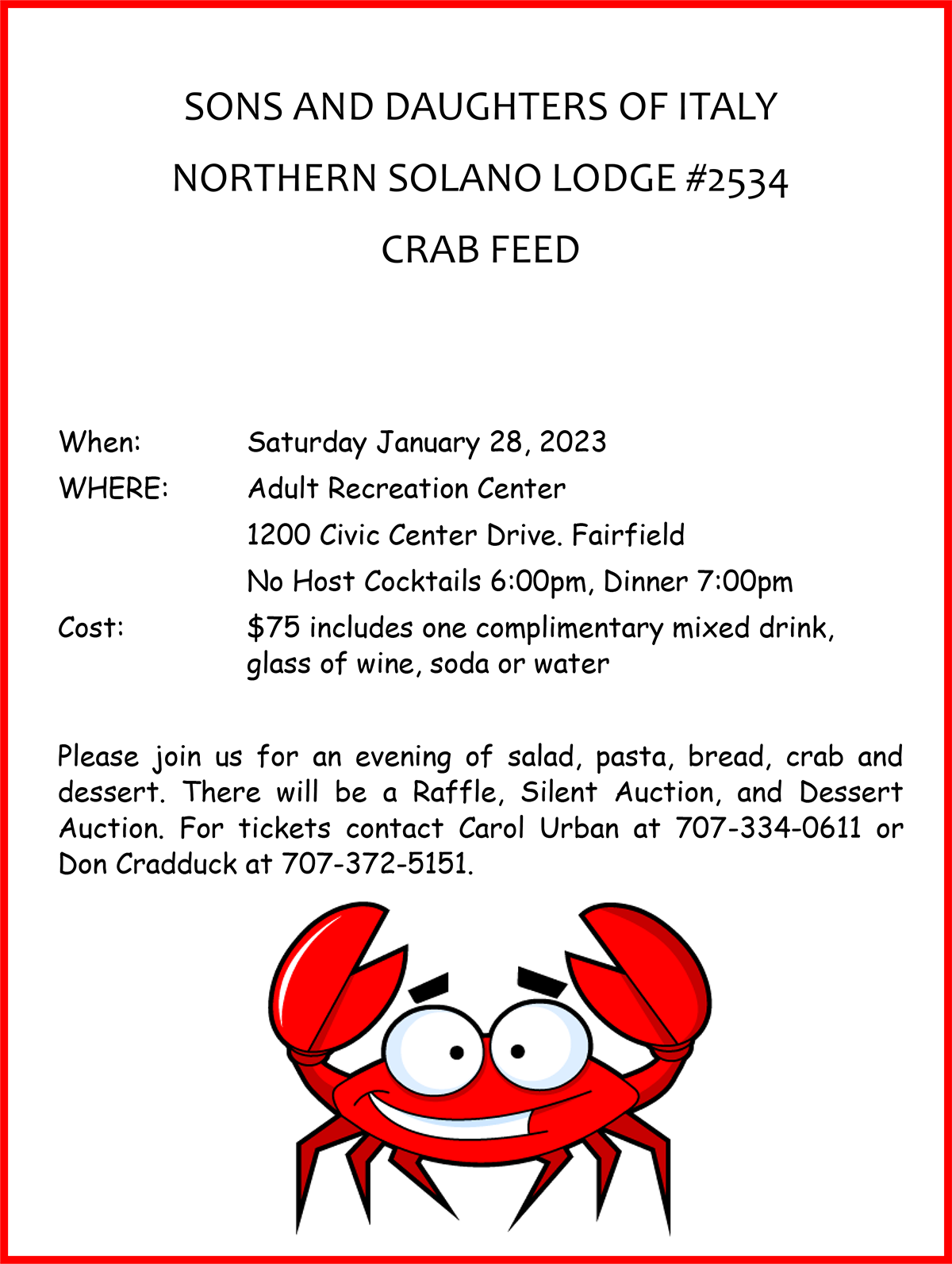 Crab Feed