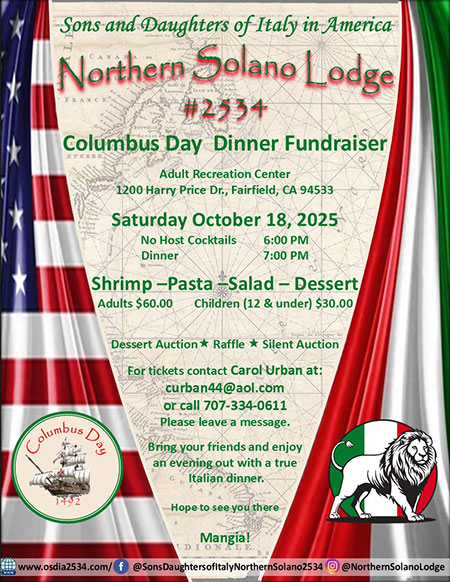 Columbus Day Dinner